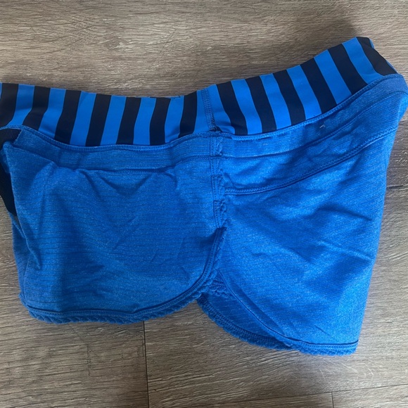 Lululemon Bhakti Yoga Short Heathered Baroque Blue Speed Short - Picture 4 of 8